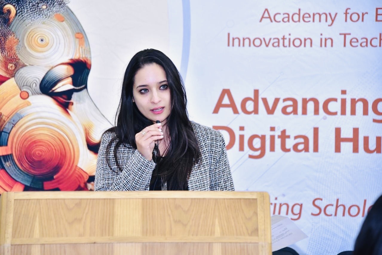 Nathma Samie, Learning Experience Designer, Gamification Specialist, Climate Literacy Advocate, WWF Youth Ambassador, Young Mandela 2024 awardee, Green Tech Innovator, postgraduate psychology educator, sustainability-focused creator of ‘Cebeesa’ and ‘Datamatric’ educational games, youth climate champion contributing to SACAN's position paper, empowering educators and learners through gamified teaching solutions and innovative educational experiences.